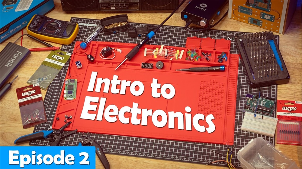 image about - watch: intro to electronics at micro center - episode 2: wiring multiple leds